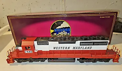 MTH Premier Western  Maryland SD40-2 NON-POWERED DIESEL ENGINE DUMMY 20-2538-3 • $399.99