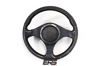 Mitsubishi Evo 8MR 9 MOMO Steering Wheel Complete With Airbag Black • $1312.50