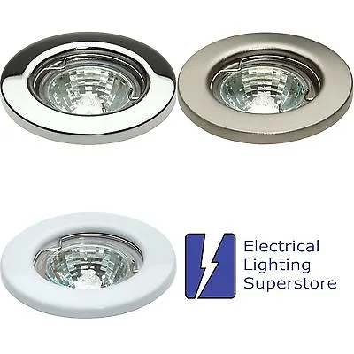 £2.70 • Buy MR11 12V Low Voltage Fixed Small Downlight Recessed Fire Place Spotlight 35mm