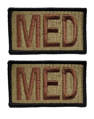 2 Pack Of Air Force MED OCP Patch Spice Brown - Medical - Duty Identifier Tab • $9.99