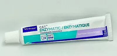 Virbac C.E.T Enzymatic Toothpaste For Dogs/Cats Beef Flavor 2.5 Oz. Exp:08/26+ • $12.99