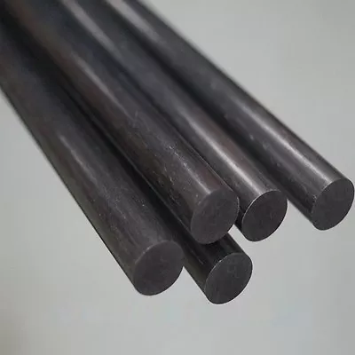 Carbon Fiber Round Bar Rod (in Different Diameters And Lengths) • £3.20