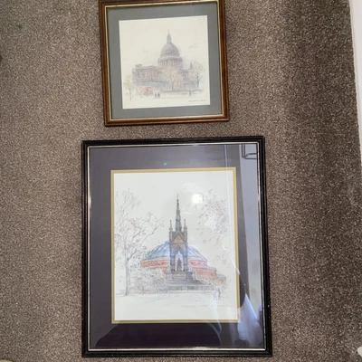 £24.95 • Buy Vintage Retro Albert Memorial & Hall London & St Pauls Cathedral  MadsStage 1976