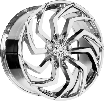 22 Inch 22x10 Lexani SHADOW Chrome Wheels Rims 5x130 +40 • $2429.84