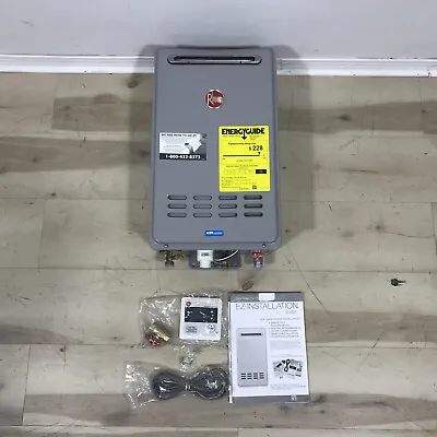 $599.99 • Buy Rheem 7.0GPM Outdoor Natural Gas Tankless Water Heater RTG-70XLN-1