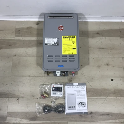$599.99 • Buy Rheem 7.0GPM Outdoor Natural Gas Tankless Water Heater RTG-70XLN-1