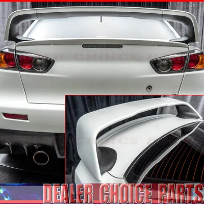 2008-14 2015 2016 2017 Mitsubishi Lancer EVO X Style Spoiler High Wing UNPAINTED • $88.95