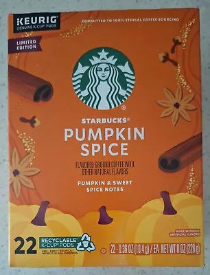 Starbucks Limited Edition Pumpkin Spice 22 Count K-Cups Pods-Keurig • $17