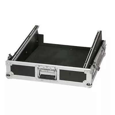 12U 19  Sloped Rack Mount Mixer Flight Case PA Band DJ Disco Console Controller • £197.50