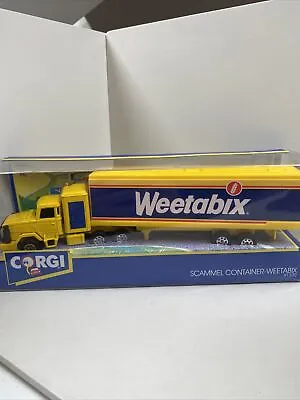 £39.99 • Buy Corgi 91320 Scammel Container Truck Lorry Weetabix Boxed Diecast FREE POSTAGE