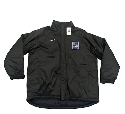 Nike Mens PAC 10 Football Black Fleece Lined Coat/Jacket- 3XL- New With Tags • $99