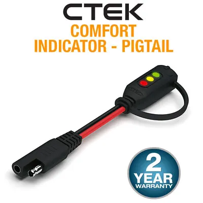 CTEK Comfort Indicator Pigtail Battery Charger Pig Tail Accessory Cable 56-564 • $32