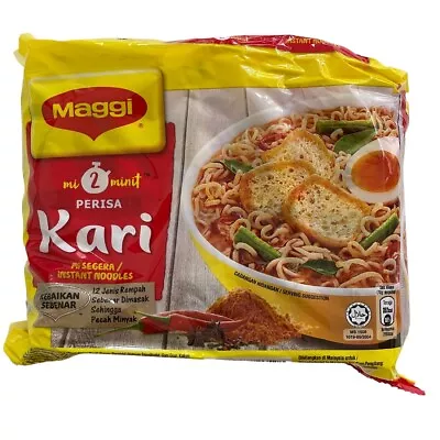 Maggi Curry 2 Minutes Instant Noodles 5 X 79g  • $9.70