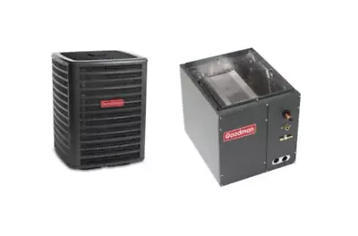 Goodman 1.5 Ton 14.3 SEER2 AC With 17.5  Cased Coil - GSXN401810-CAPFA1818B6 • $1976