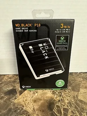 NEW Western Digital WD Black P10 Game Drive 3TB External USB Portable HDD BNIB • $79.99