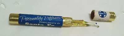 Santa Fe Railroad Tube W/ Perfume Glass Vials Evening In Paris ++ Passenger Gift • $76