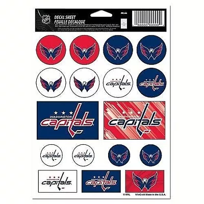 Washington Capitals NHL Vinyl Die-Cut Sticker Set / Decal Sheet *Free Shipping • $5.67