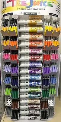 Jacquard Tee Juice Fabric Art Marker Pens - 16 Colours And 3 Nib Sizes To Choose • £3.49