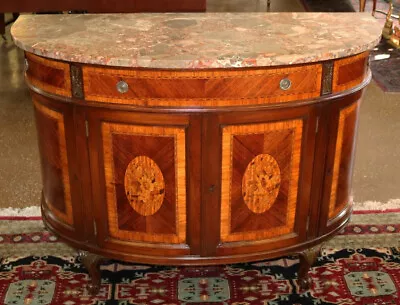 Stunning Antique French Kingwood Marble Top Dresser Chest Server Commode • $2950