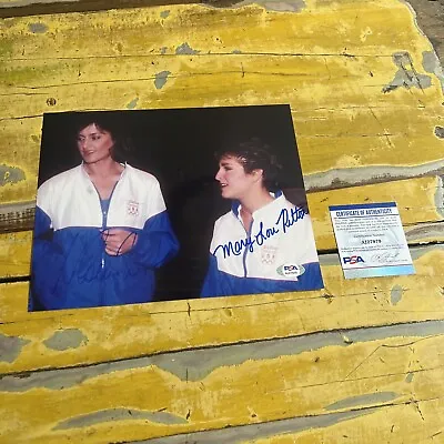 Gymnast Nadia Comaneci And Mary Lou Retton Autographed Signed 8x10 Photo PSA COA • $199.99