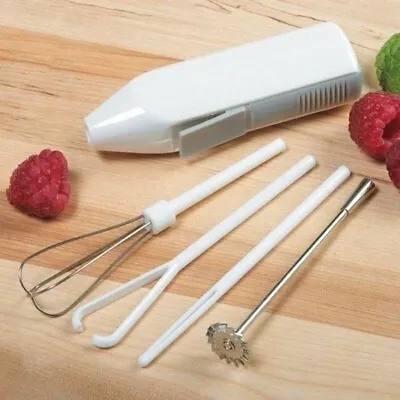 Norpro 5pc Deluxe Cordless Mini Mixer - Mix Whip Stir Blend Beat Drink Frother • $11.99