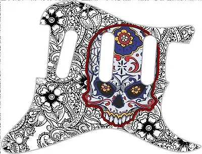 Stratocaster Pickguard Custom Fender SSS 11 Hole Guitar Pick Guard Skull Art • $59.40