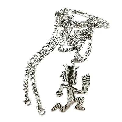 $12.99 • Buy ICP Large Etched Out Hatchet Man Charm Juggalo/Juggalette Necklace Pendant 24''