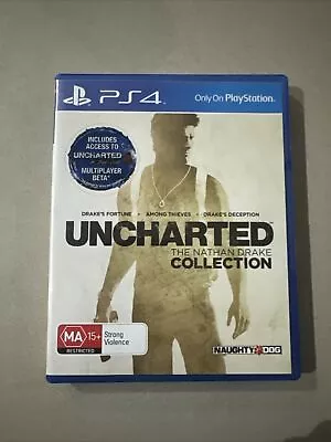 Uncharted The Nathan Drake Collection Sony Playstation 4 • $20