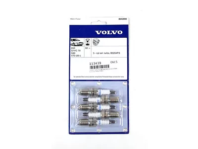 New Genuine Volvo 850 S70 V70 S80 S60 Ignition Spark Plug Set 5 Piece 8642660 • $44.01