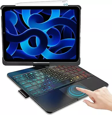 $69.99 • Buy For IPad Air 5/4th Gen Pro11 7/8/9th Gen Smart Case With Touch Backlit Keyboard