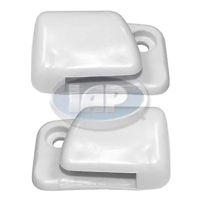 White Sun Visor Clips Set Of 2 (pair) Volkswagen T1 Bug Super Beetle 1967-1979 • $8.65