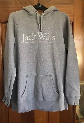 Jack Wills Grey Hooded Sweatshirt - Large • £6