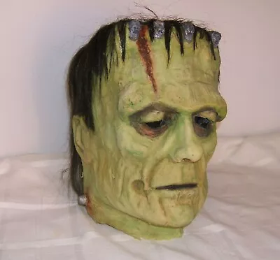 FRANKENSTEIN MASK Amateur Custom Made Latex Large Size Monster Halloween Prop • $75