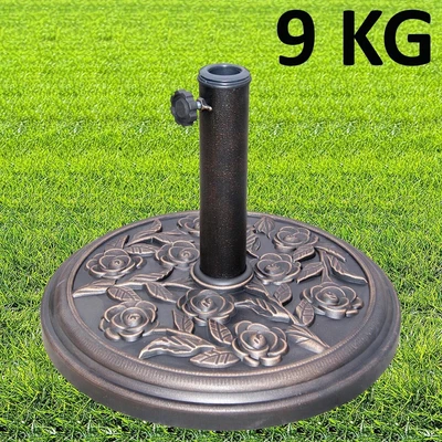 £13.99 • Buy 9kg Cast Iron Round Umbrella Parasol Base Stand Patio Outdoor Garden Heavy Duty