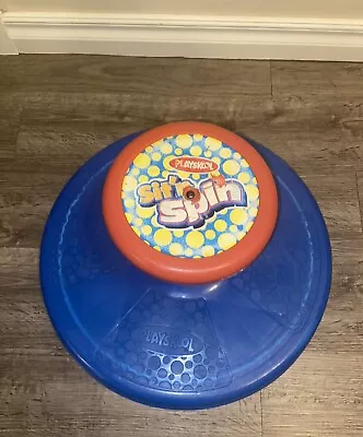 Vintage 1973 Playskool Tonka Sit N Spin Rid On Blue Red Yellow Green Toy • $49.99