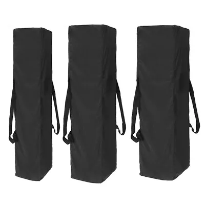 Black Polyester Tent Storage Bag With Adjustable Rope For Heavy Duty Gazebo • £13.78