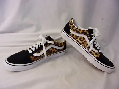 Vans Leopard Print Sneakers Size Men's 7 1/2/Women's 9 NWOB • $45
