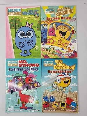 Mr. Men Little Miss Books Mr. Strong Little Miss Sunshine Daredevil Whoops Lot 4 • $5.95