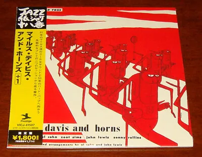 Japan SS MINI-LP CD Miles Davis And Horns LTD OOP VICJ-41507 • $29.99