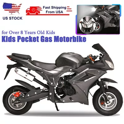 Mini Gas Power Pocket Bike Motorcycle 49CC 4-Stroke Ride On Toys By EPA Approved • $409.99