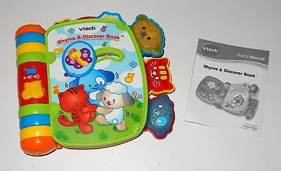 $12.99 • Buy VTech Rhyme And Discover Book, Lights, Sounds, Infant Or Toddler Educational Toy