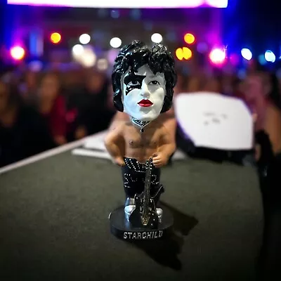 Starchild Kiss Band Bobblehead Bobble Dobbles Hand Painted Paul Stanley Doll • $33.99