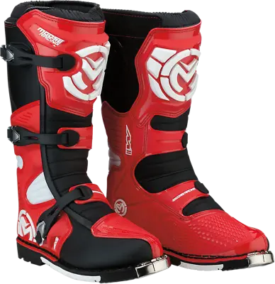 Moose M1.3 Offroad MX Boots Mens Motocross Dirt Bike Riding HONDA RED • $99.99