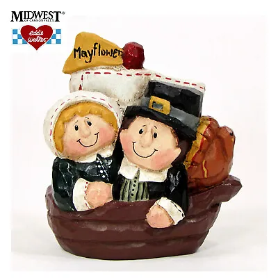 Eddie Walker MAYFLOWER 4  Figurine Pilgrim Thanksgiving Midwest Of Cannon Falls • $24.95