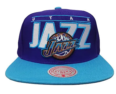 Mitchell & Ness Purple/Teal NBA Utah Jazz Billboard Classic HWC Snapback - OSFA • $24.95