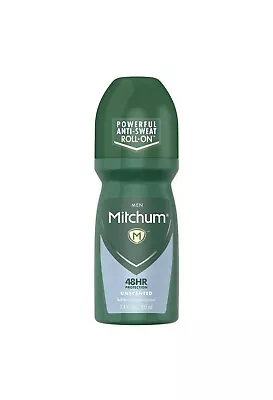 Mitchum Anti-Perspirant & Deodorant Roll On For Men Unscented 3.4 Oz • $11.99