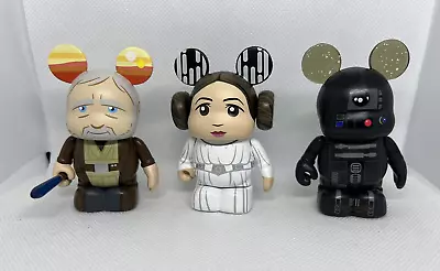 DISNEY Vinylmation 3  Droid C2-B5 OBI WAN KENOBI Princess Leia Figures • $19.92