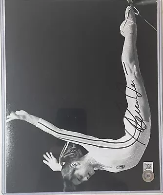 Nadia Comaneci Autographed Signed 8x10 Photo Beckett BAS COA Olympics AUTO • $50