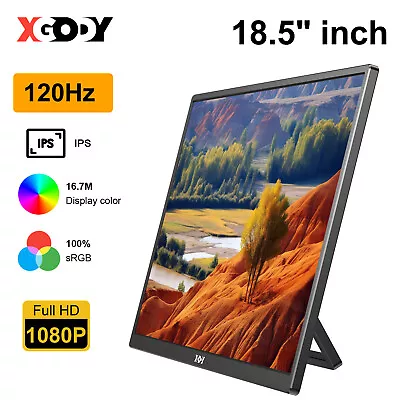 Portable Monitor 18.5 Inch 120HZ 100% SRGB 1080P FHD IPS Large Portable Display • $209.99