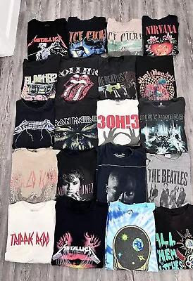 Lot Of 20 Vintage Retro 00s Modern Band Tee T Shirt Bundle Wholesale Collection • $199.99